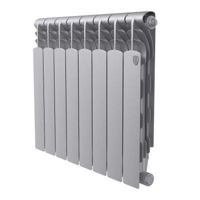 Радиатор Royal Thermo Revolution Bimetall 500 2.0/Silver Satin – 8 секц. Радиатор Royal Thermo Revolution Bimetall 500 2.0/Silver Satin – 8 секц.