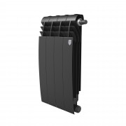Радиатор биметаллический Royal Thermo BILINER B 500 Чёрный - 4 секц.