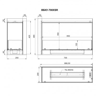 Биокамин Firelight BFP-P700RC right corner Биокамин Firelight BFP-P700RC right corner