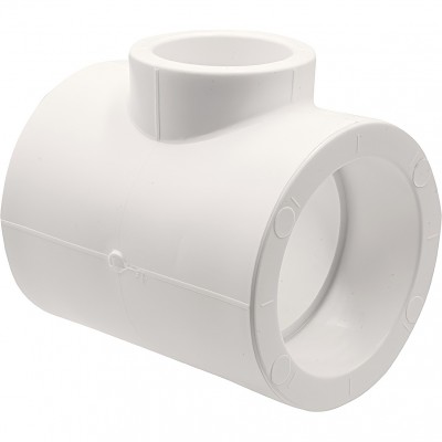 Тройник THERMOLIGHT переходной PP-R 63х40х63 белый (2/24) Тройник THERMOLIGHT переходной PP-R 63х40х63 белый (2/24)