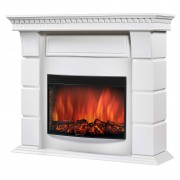 Каминокомплект: Очаг Electrolux Sphere Plus EFP/P-2720RLS с порталом Elegante 25 белый