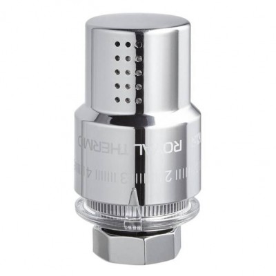 Термоголовка жидкостная ROYAL THERMO Design М30х1,5 (хром) Термоголовка жидкостная ROYAL THERMO Design М30х1,5 (хром)