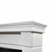 Каминокомплект: Очаг Electrolux Sphere Plus EFP/P-2720RLS с порталом Elegante 25 белый