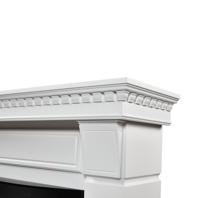 Каминокомплект: Очаг Electrolux Sphere Plus EFP/P-2720RLS с порталом Elegante 25 белый Каминокомплект: Очаг Electrolux Sphere Plus EFP/P-2720RLS с порталом Elegante 25 белый