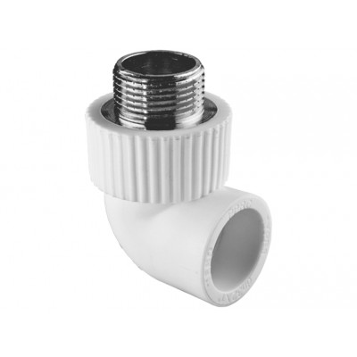 Угольник TEBO бел. PP-R комб. 32х1/2quot; НР (15/90), арт. 030030609 Угольник TEBO бел. PP-R комб. 32х1/2quot; НР (15/90), арт. 030030609