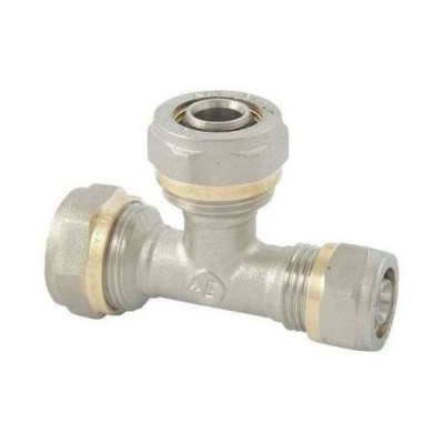 Тройник ALTSTREAM редукционный 20х26х20, цанга Тройник ALTSTREAM редукционный 20х26х20, цанга