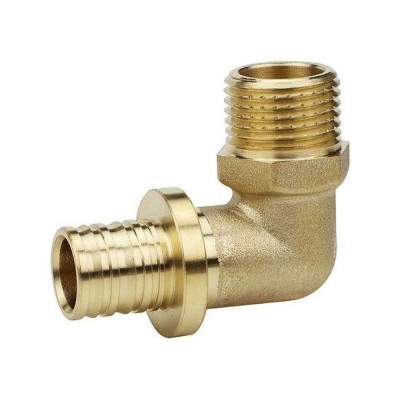 Угол VARMEGA Slide-fit 90 гр., НР, 25x3/4quot;, аксиальный, латунь, VM51416 Угол VARMEGA Slide-fit 90 гр., НР, 25x3/4quot;, аксиальный, латунь, VM51416