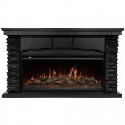 Каминокомплект: Очаг Royal Thermo Aurora RTFP/P-AR40LS, портал Porto 42/40/36 камень чер. шп. венге