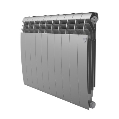 Радиатор биметаллический Royal Thermo BILINER B 500 Серебристый - 8 секц. Радиатор биметаллический Royal Thermo BILINER B 500 Серебристый - 8 секц.