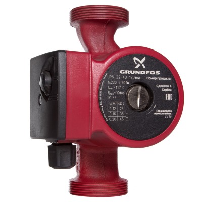 Насос циркуляционный GRUNDFOS UPS 32-40 EU Насос циркуляционный GRUNDFOS UPS 32-40 EU
