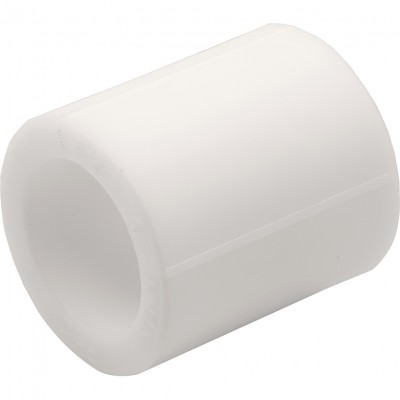 Муфта THERMOLIGHT соединительная PP-R 20 белый (100/600) Муфта THERMOLIGHT соединительная PP-R 20 белый (100/600)