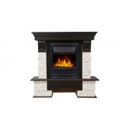 Портал Firelight Pietra Classic камень сланец натуральный, шпон темный дуб