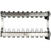 Коллектор Wester нерж. MUVS 1quot;-3/4 в сборе на 9 выходов