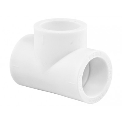Тройник TEBO бел. PP-R 40 (5/80), арт. 030040105 Тройник TEBO бел. PP-R 40 (5/80), арт. 030040105