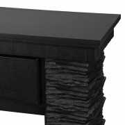 Каминокомплект: Очаг Electrolux EFP/P-4220LS, портал Porto 42/40/36 камень чер. шп. венге