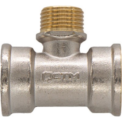 Тройник CTM переходной 3/4quot;x1/2quot;x3/4quot; г/ш/г Тройник CTM переходной 3/4quot;x1/2quot;x3/4quot; г/ш/г