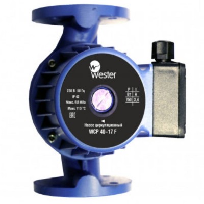 Насос циркуляционный Wester, WCP40-17F Насос циркуляционный Wester, WCP40-17F