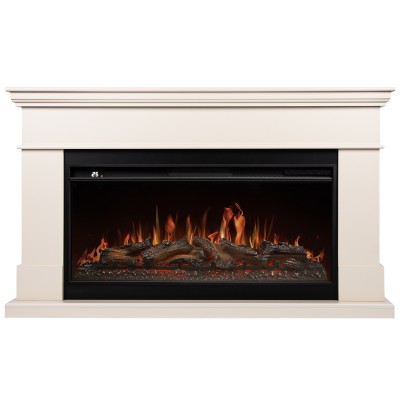 Каминокомплект: Очаг Royal Thermo Aurora RTFP/P-AR40LS, портал California 42/40/36, молочный Каминокомплект: Очаг Royal Thermo Aurora RTFP/P-AR40LS, портал California 42/40/36, молочный