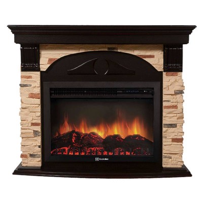 Портал Firelight Torre 30S камень сланец натуральный, шпон венге Портал Firelight Torre 30S камень сланец натуральный, шпон венге