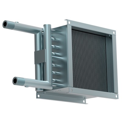 Нагреватель водяной SHUFT WHC 400*400-2 в комплекте адаптер переход с 400х400 на D-315 мм Нагреватель водяной SHUFT WHC 400*400-2 в комплекте адаптер переход с 400х400 на D-315 мм