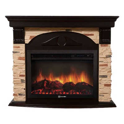 Портал Firelight Torre 25S камень сланец натуральный, шпон венге Портал Firelight Torre 25S камень сланец натуральный, шпон венге