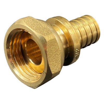 Переход РОСТерм 20-3/4quot; с накидной гайкой, латунь Переход РОСТерм 20-3/4quot; с накидной гайкой, латунь