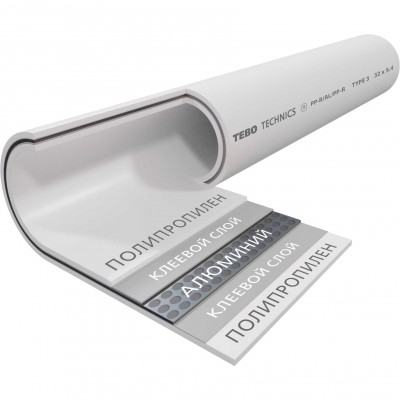 Труба TEBO SDR6 (PN20) 25x4,2 армированная в центре перфор. алюмин. бел. PP-R метр (2/30) Труба TEBO SDR6 (PN20) 25x4,2 армированная в центре перфор. алюмин. бел. PP-R метр (2/30)