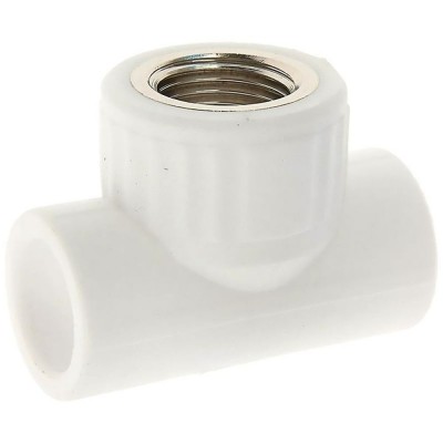 Тройник РОСТерм PPR комбинированная D25х1/2 х25 ВР Тройник РОСТерм PPR комбинированная D25х1/2 х25 ВР