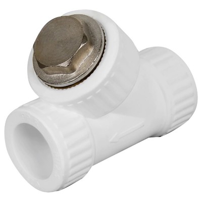 Фильтр РОСТерм PPR сетчатый косойВ/В D32 Фильтр РОСТерм PPR сетчатый косойВ/В D32