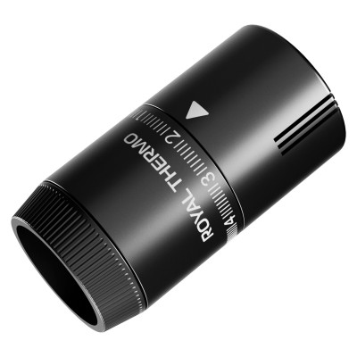 Термоголовка жидкостная Royal Thermo Design М30х1,5 (графит) Термоголовка жидкостная Royal Thermo Design М30х1,5 (графит)