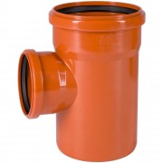 Тройник Ostendorf 160х110x87град. KGEA НК PVC рыжий