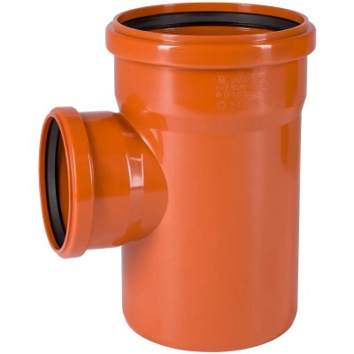 Тройник Ostendorf 160х110x87град. KGEA НК PVC рыжий Тройник Ostendorf 160х110x87град. KGEA НК PVC рыжий