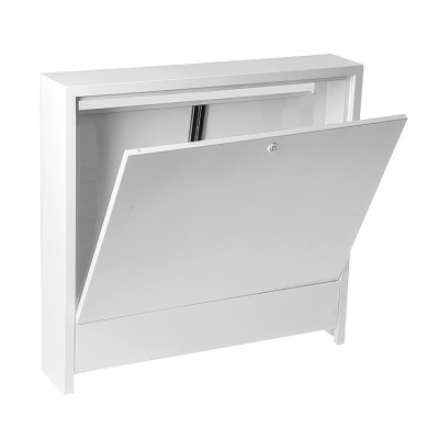 Шкаф коллекторный HENCO накладной без задней панели, белый RAL 9003, 615x580x120 Шкаф коллекторный HENCO накладной без задней панели, белый RAL 9003, 615x580x120