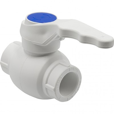 Кран шаровой THERMOLIGHT ручка PP-R 20 белый Кран шаровой THERMOLIGHT ручка PP-R 20 белый