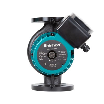 Насос циркуляционный Shinhoo BASIC PRO 50-12F 1x230V Насос циркуляционный Shinhoo BASIC PRO 50-12F 1x230V