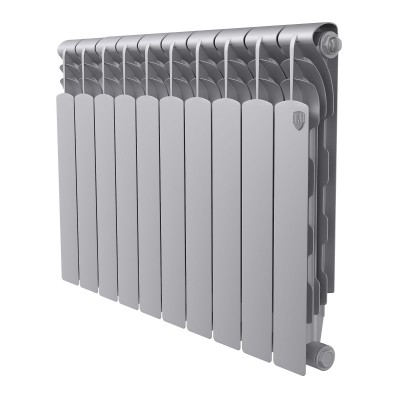 Радиатор Royal Thermo Revolution Bimetall 500 2.0/Silver Satin – 10 секц. Радиатор Royal Thermo Revolution Bimetall 500 2.0/Silver Satin – 10 секц.