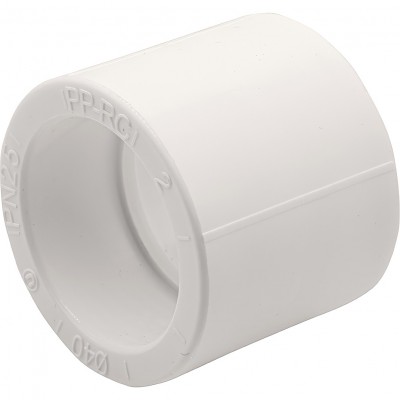 Муфта THERMOLIGHT соединительная PP-R 40 белый (15/135) Муфта THERMOLIGHT соединительная PP-R 40 белый (15/135)