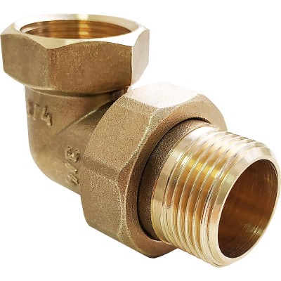 Соединитель разъемный VALFEX угловой (американка) ВР-НР 1quot; латунь (5/25) Соединитель разъемный VALFEX угловой (американка) ВР-НР 1quot; латунь (5/25)