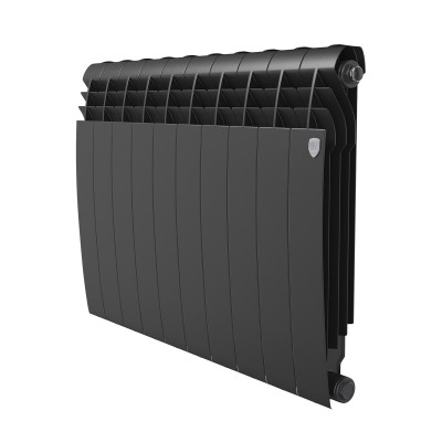 Радиатор биметаллический Royal Thermo BILINER B 500 Чёрный - 10 секц. Радиатор биметаллический Royal Thermo BILINER B 500 Чёрный - 10 секц.