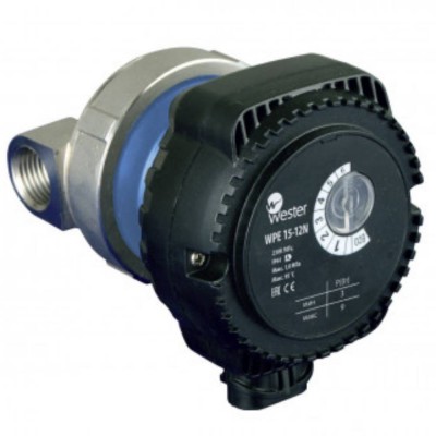 Насос Wester WPE15-12N циркуляционный на горячую воду Насос Wester WPE15-12N циркуляционный на горячую воду