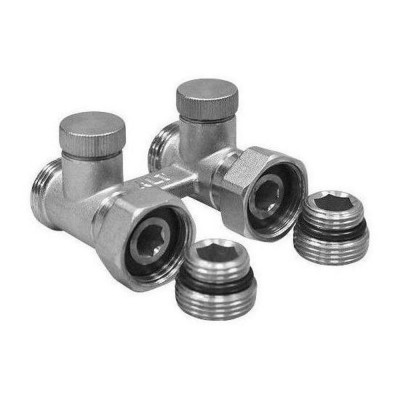 Узел двойной для нижнего подключения радиатора прямой для двухтрубной системы 1/2quot;х3/4quot;, ALTSTREAM Узел двойной для нижнего подключения радиатора прямой для двухтрубной системы 1/2quot;х3/4quot;, ALTSTREAM