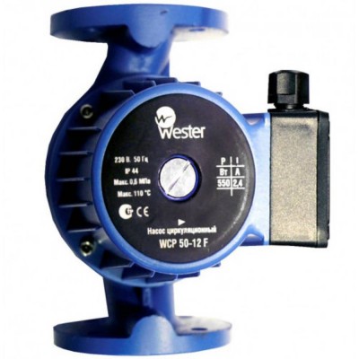 Насос циркуляционный Wester WCP 50-12F Насос циркуляционный Wester WCP 50-12F