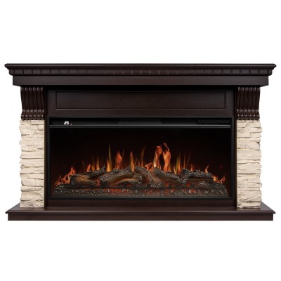 Каминокомплект: Очаг Royal Thermo Aurora RTFP/P-AR40LS, портал Michigan 42/40/36, кам. мол., шп. тем Каминокомплект: Очаг Royal Thermo Aurora RTFP/P-AR40LS, портал Michigan 42/40/36, кам. мол., шп. тем