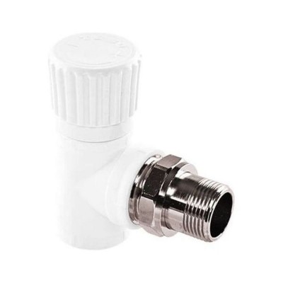 Вентиль TEBO бел. PP-R для радиаторов угловой 1v 25х3/4quot; (5/45), арт. 030060414 Вентиль TEBO бел. PP-R для радиаторов угловой 1v 25х3/4quot; (5/45), арт. 030060414