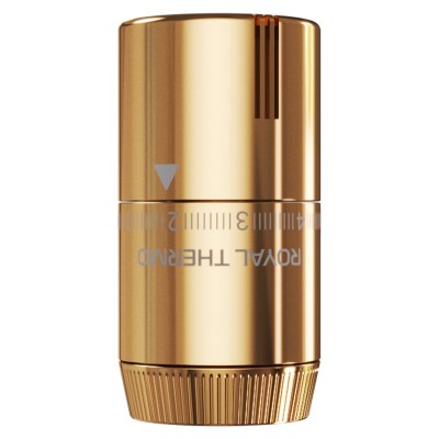 Термоголовка жидкостная Royal Thermo Design М30х1,5 (золото) Термоголовка жидкостная Royal Thermo Design М30х1,5 (золото)