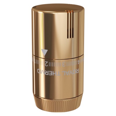 Термоголовка жидкостная Royal Thermo Design М30х1,5 (золото) Термоголовка жидкостная Royal Thermo Design М30х1,5 (золото)