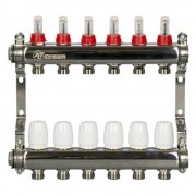 Группа коллекторная ALTSTREAM с расходомерами, сталь 1quot;х11х3/4quot;