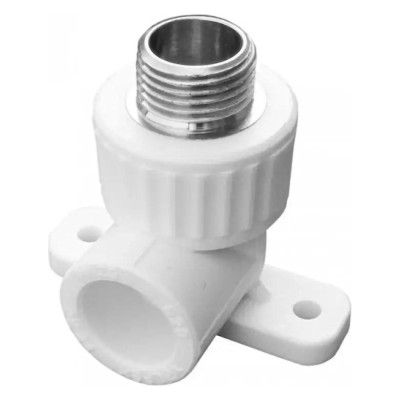 Угол VALFEX 20х3/4quot; НР (45/15), белый Угол VALFEX 20х3/4quot; НР (45/15), белый