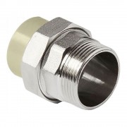 Муфта TEBO сер. PP-R комбин. разъемная (Американка) 25x3/4quot; НР (10/100), арт. 016020905