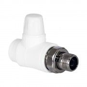 Клапан TEBO бел. PP-R запорный прямой 20x1/2quot; (15/90), арт. 030061201